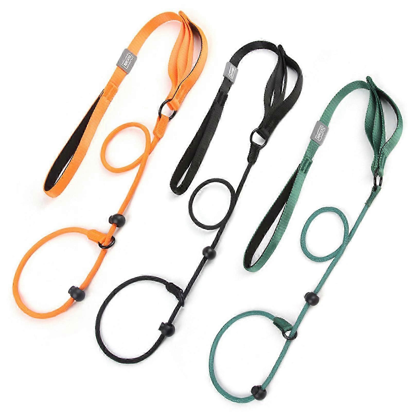 2025 Latest Model Slip One-piece Adjustable No Pull Training Lead Leashes Collar