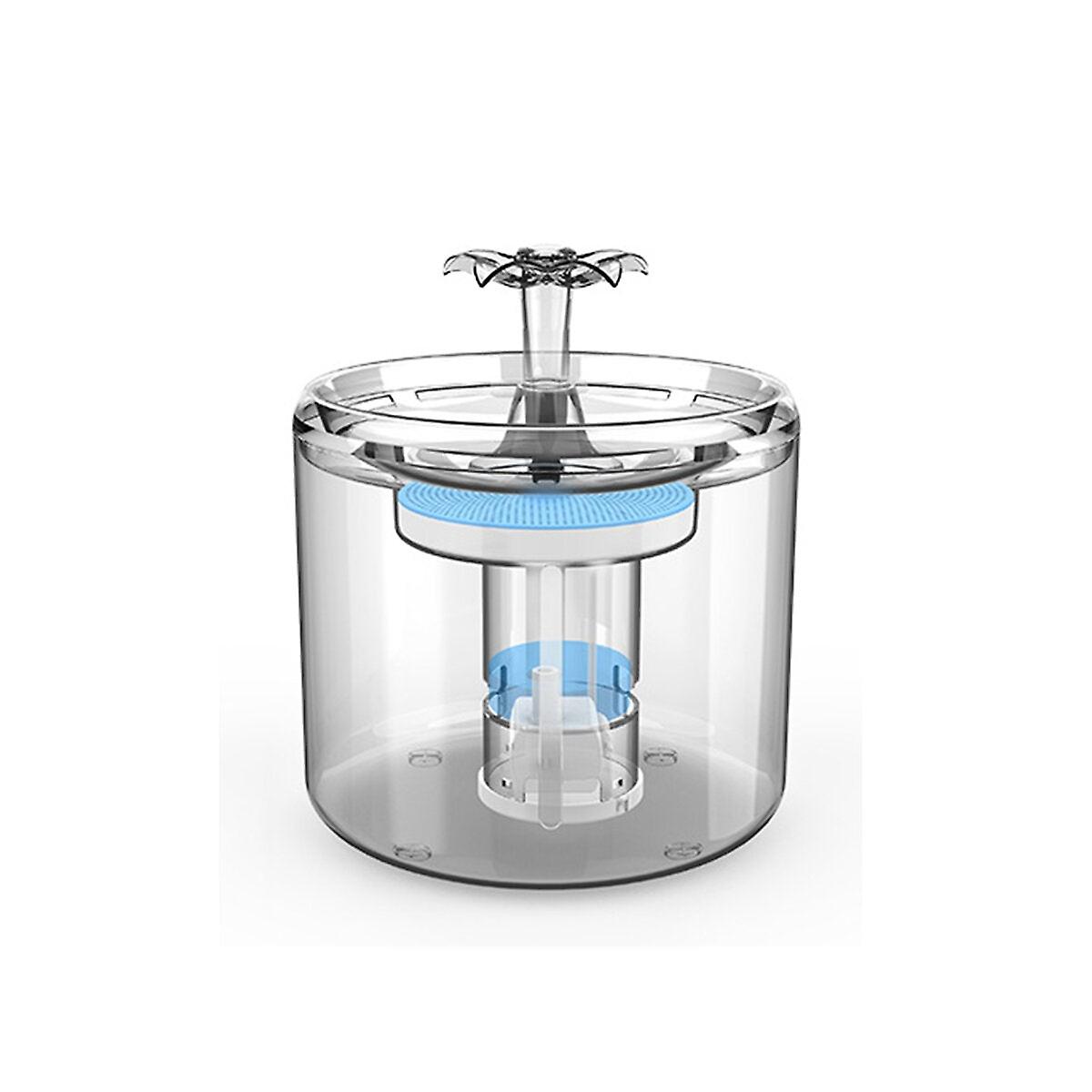 Cat Water Fountain Dog Water Dispenser 88oz 2.6l Autoxic Pet Drinking Fountain Transparent Upgraded With Filter And Adjustable Silent Water Pump