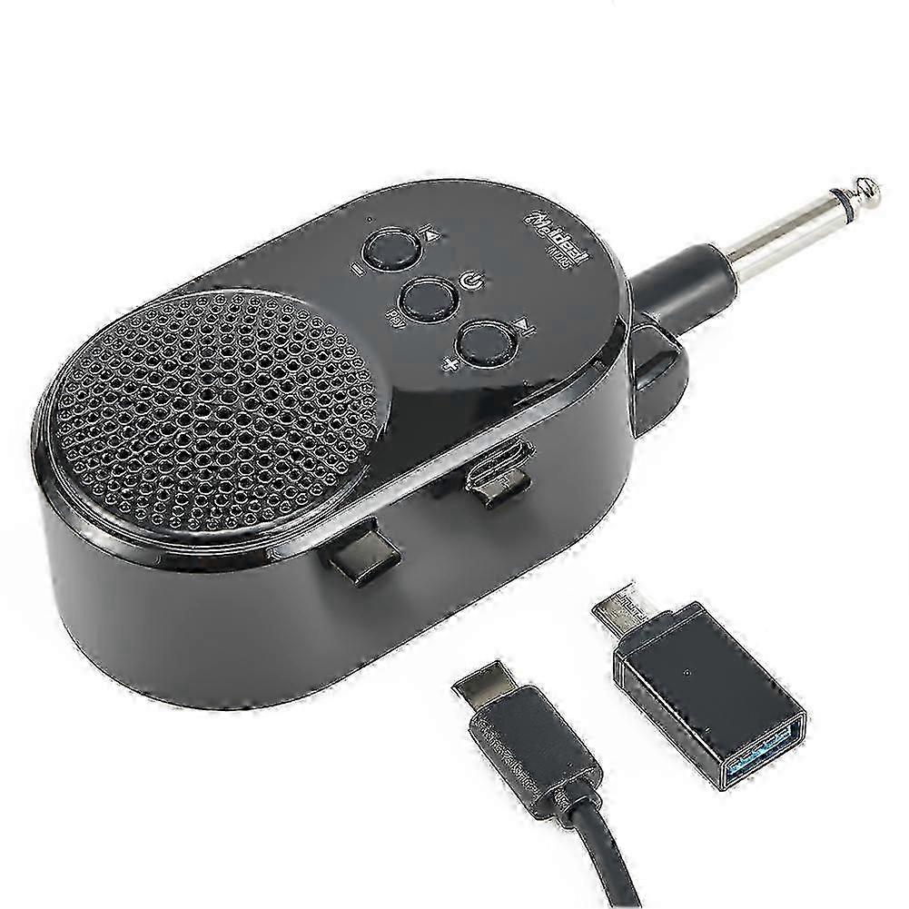 Portable Mini Guitar Amplifier with USB Rechargeable Feature for Electric Guitar and Bass Accessory