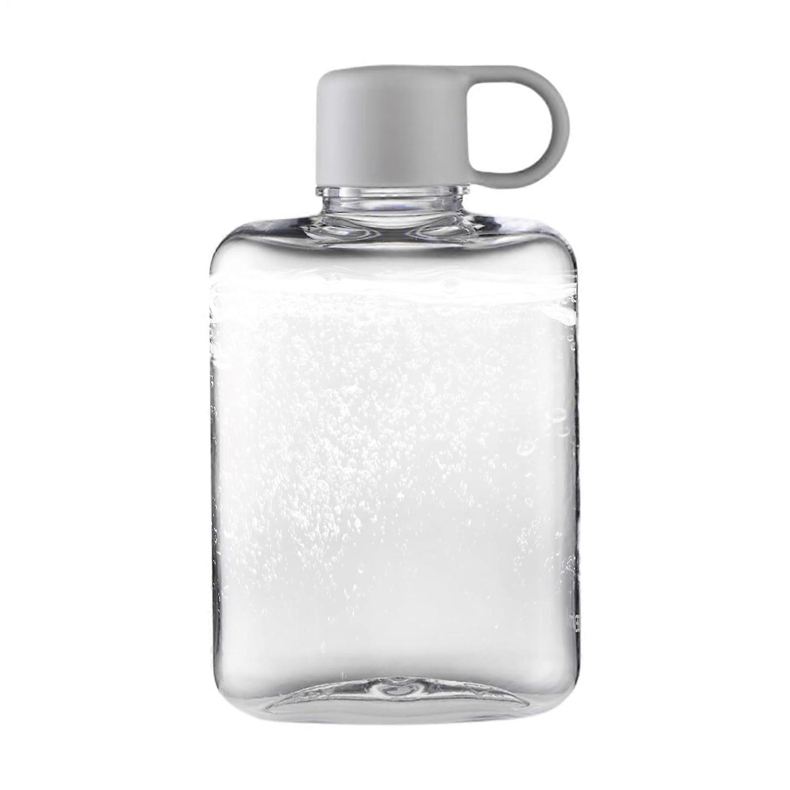 Travel Water Bottle Thin 360ml Square Flat Reusable Tritan Flask Leakproof