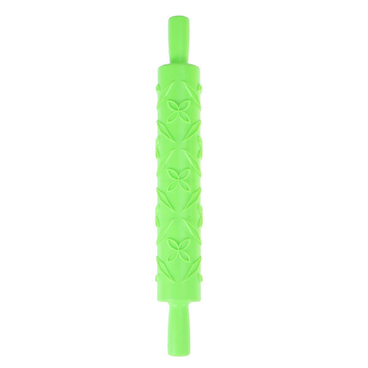 Patterned Rolling Pin Multifunctional Fondant Tools Cake Making Decorating Sugarcraft Non-toxic Plastic 36.5x5.6x5cm Decorating 6Pcs