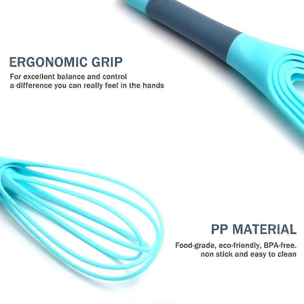 Balloon Whisk Manual Egg Beater Hand Blender Plastics Rotating Push Whisks Cream Mixer Stirrer