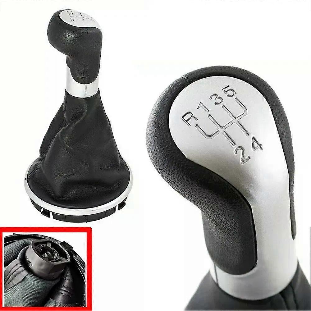 5J0711113F Gear Shift Knob Lever Shifter Handbrake Leather Gaiter Boot Case For Skoda For Fabia MK2 For Roomster