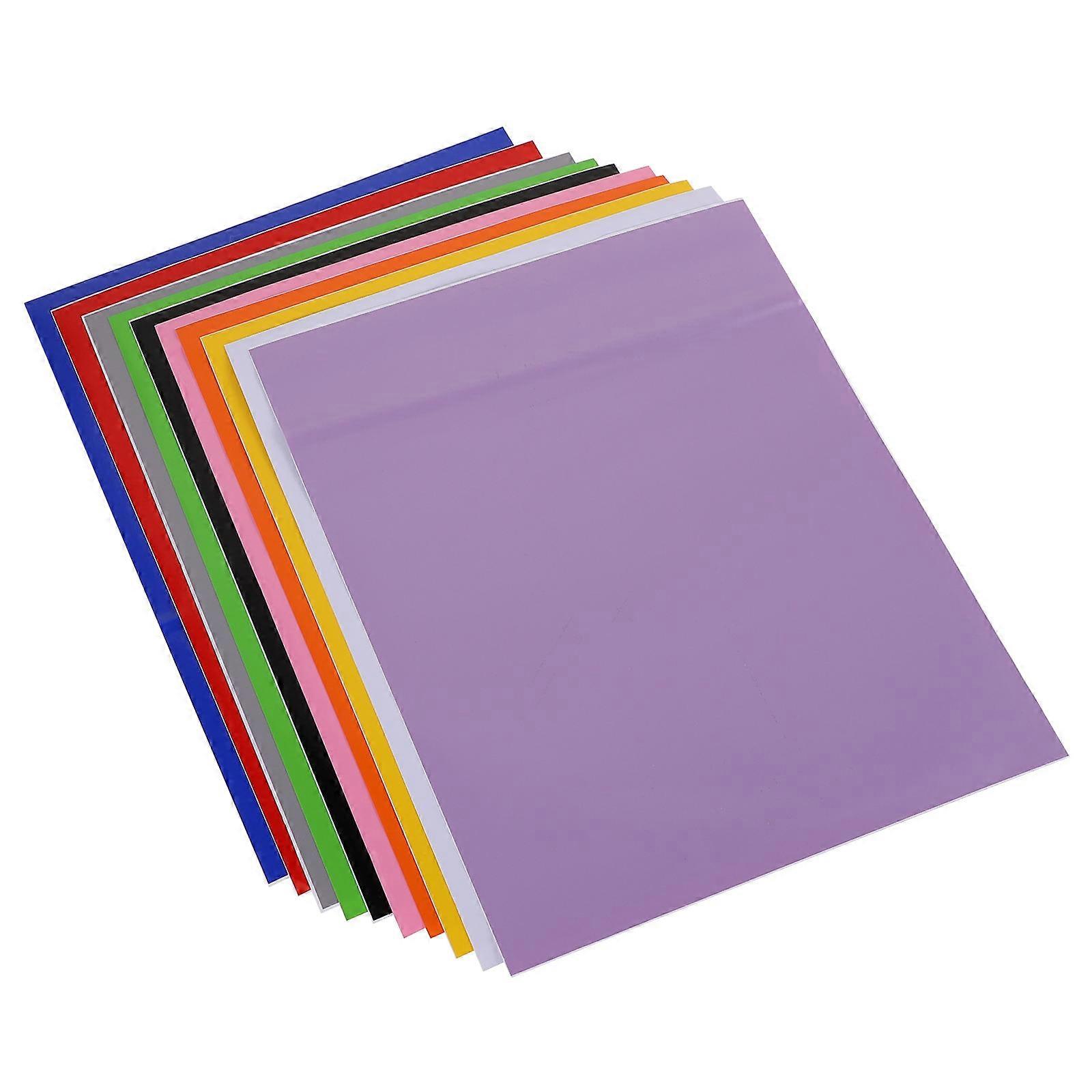 10 Pcs Self Adhesive Vinyl For Diy Crafts Decals For Walls Cars Cups Easy To Use Multi Purpose Decorative Film