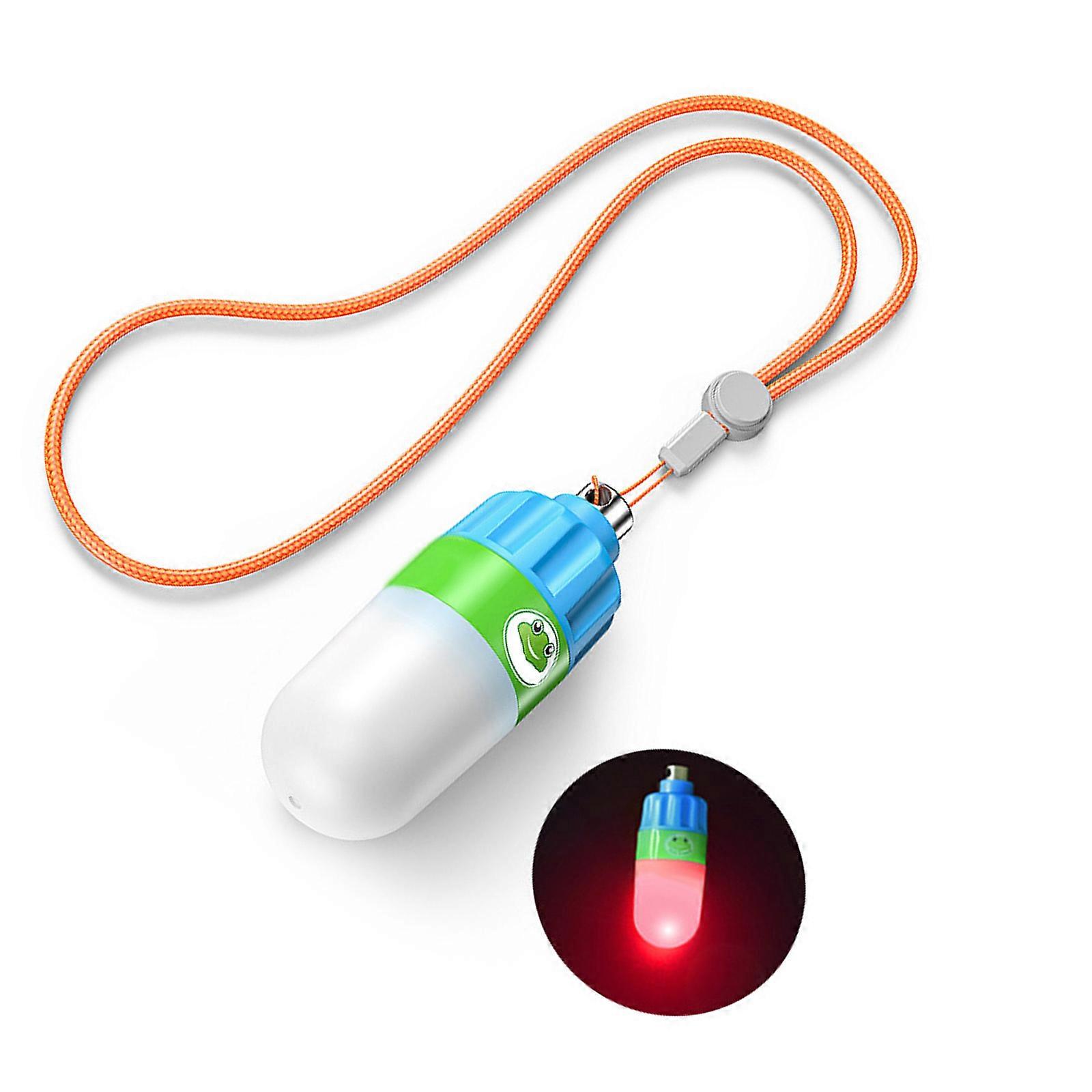 Night Diving Light Small Scubas Diving Light Flash Signals Marker Lamp for Underwater Visibilities Red