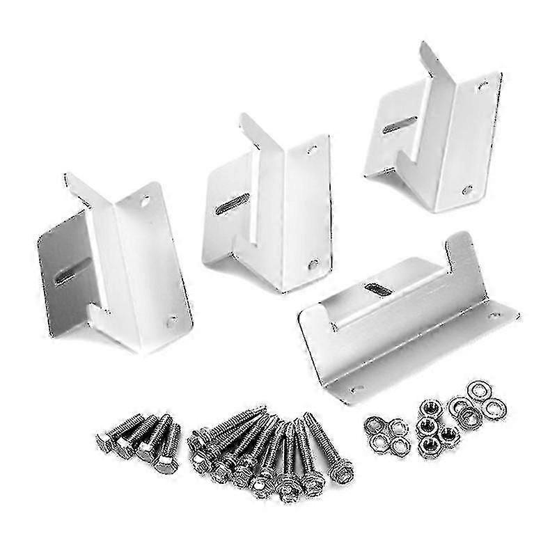 4 Pcs Aluminium Alloy Z Shape Solar Panel Mounting Brackets Set