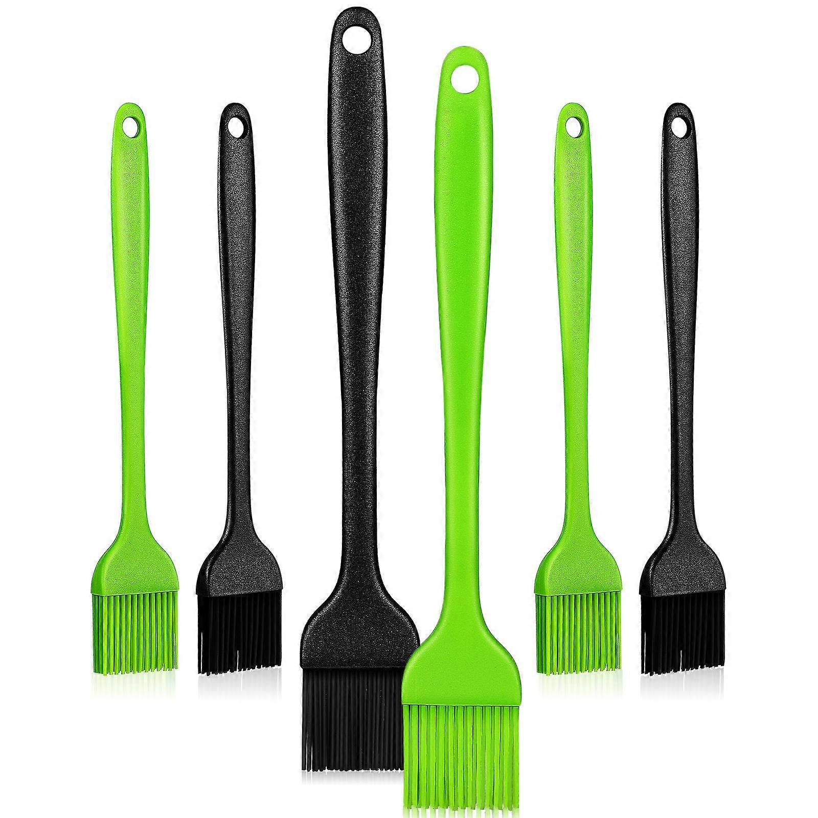 Grill Basting Brush Silicone Basting Pastry Brush For Cooking Baking Barbecue Heat Resistant 6Pcs