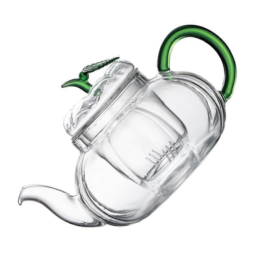Premium Heat Resistant Glass Tea Kettle with Removable Infuser – Practical Design for Home and Office Use, Easy to Clean