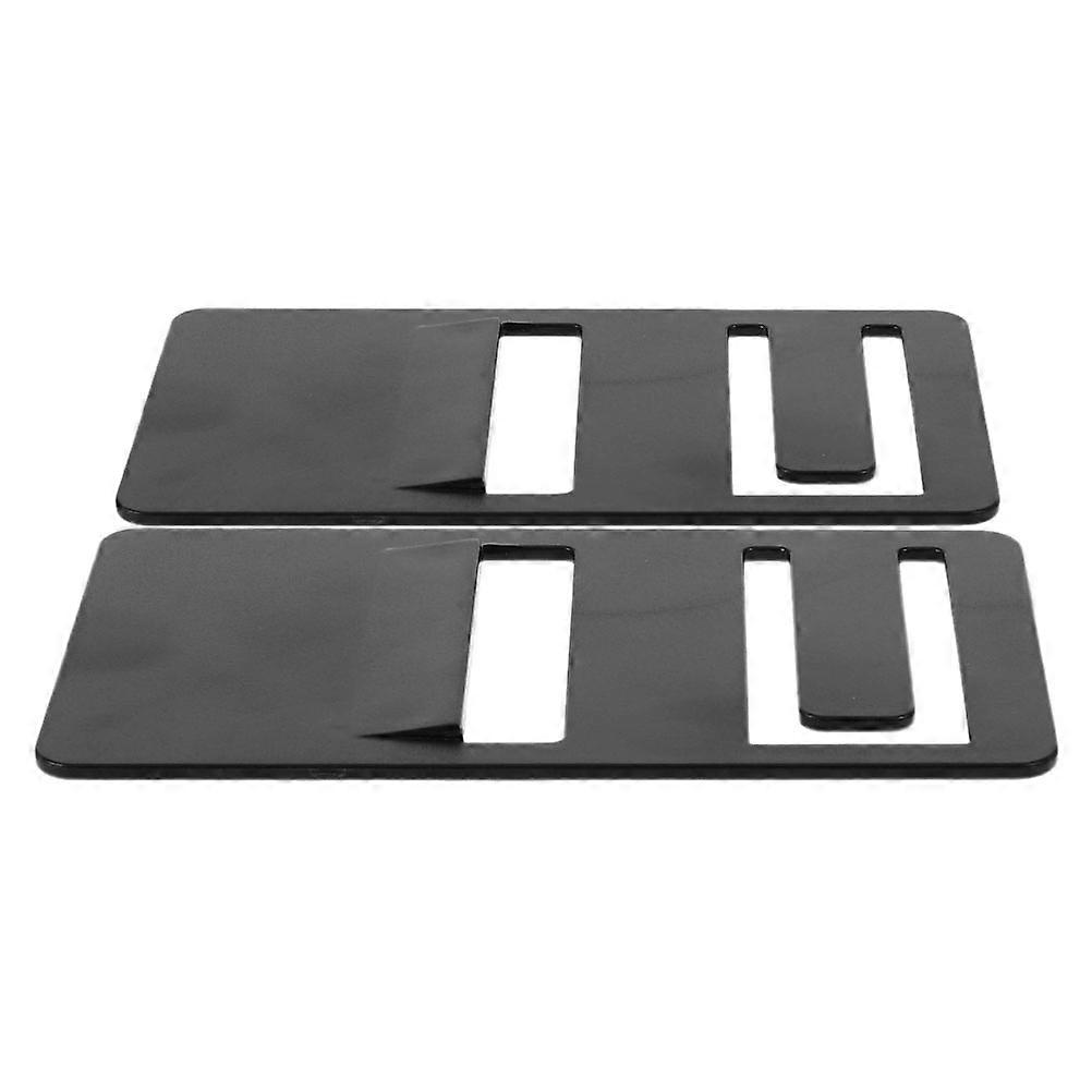 Rv Refrigerator Accessories Rv Door Holder Clips Easy Installation For Rv Refrigerator 9.00X5.00X0.10Cm Black Abs Secure Locking 2Pcs
