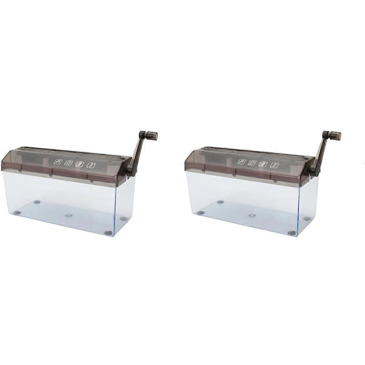 2X Hand Shredder, Manual Paper Cutting Machine A4 for Home, Mini Portable Manual Shredder for Home,
