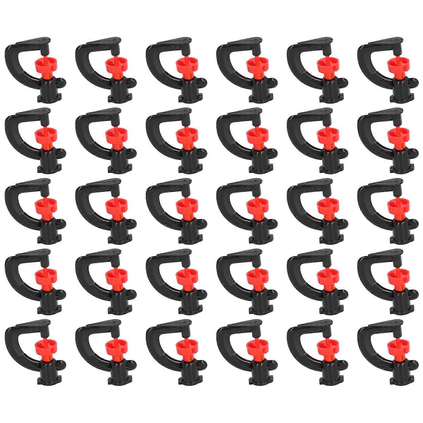 30PCS G Type Rotating Spray Nozzle Hanging Sprinkler Atomizing Nozzle for Garden Greenhouse