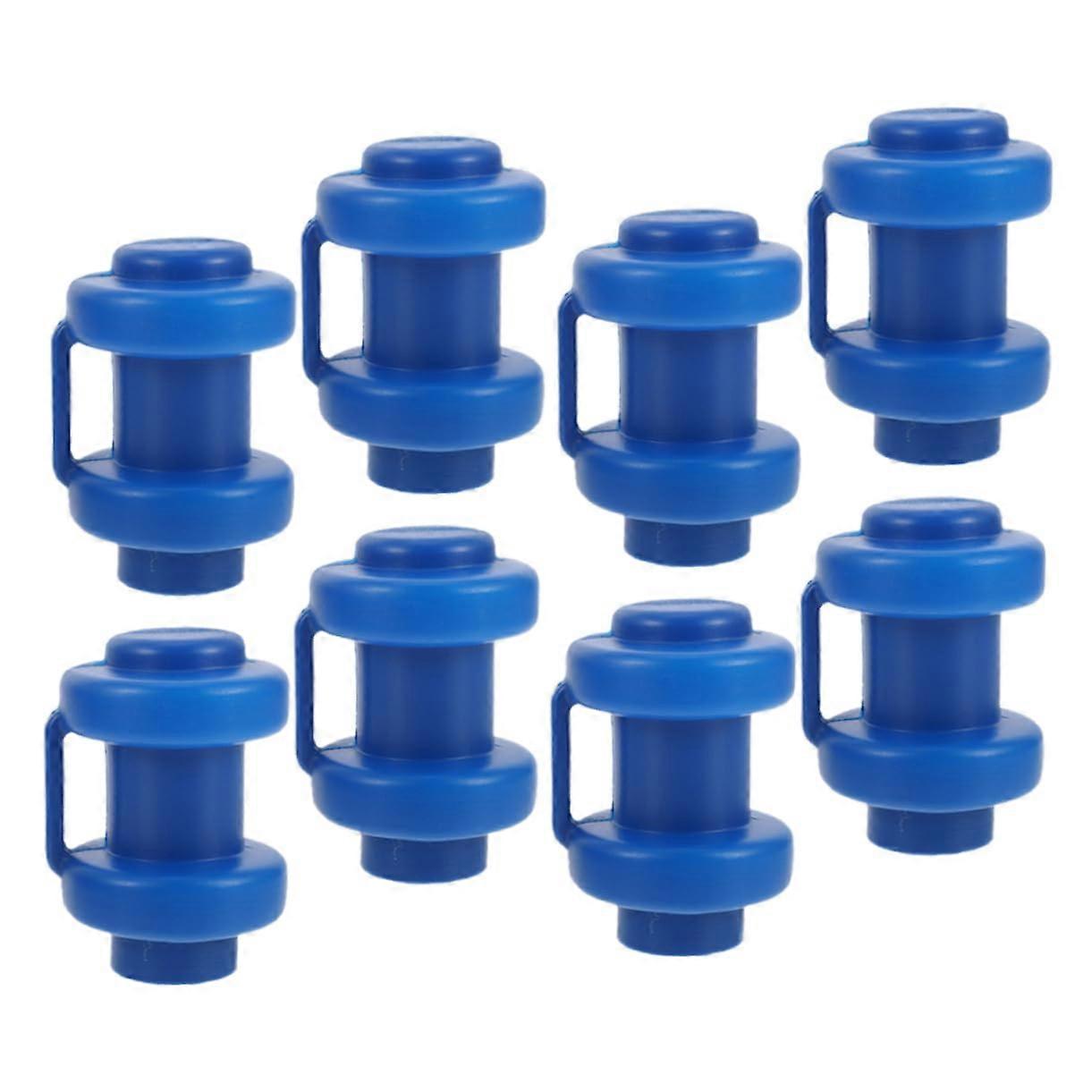 Trampoline Pole Cap Covers 8-Pack Durable Plastic Easy Install Secure Fit For Trampoline Poles And Safety Net