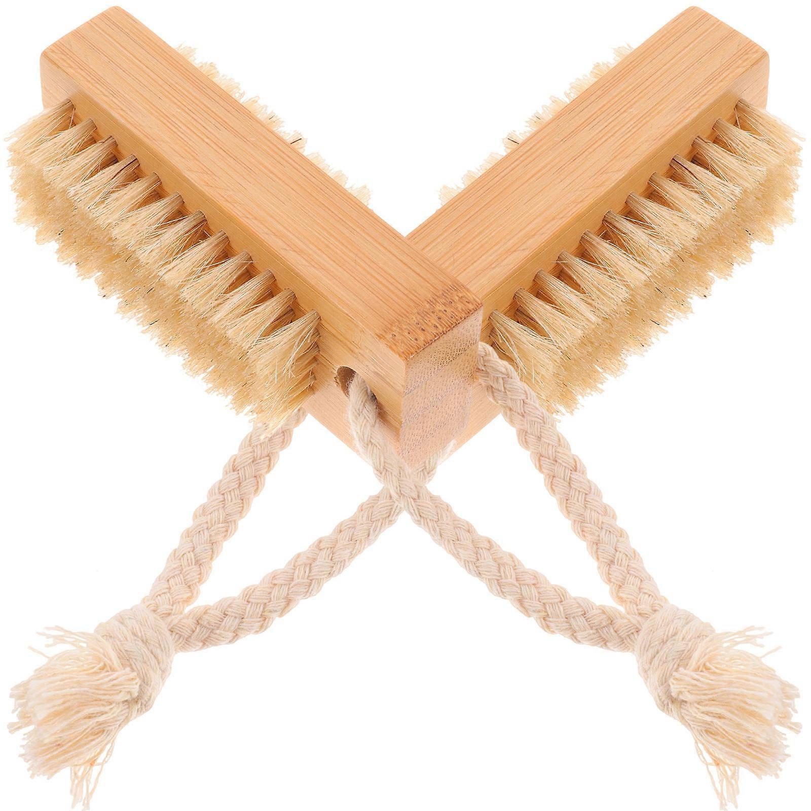 Here's a refined and professional product description based on the details you provided:

 

**2pcs Nail Brushes with Double Sided Stiff Bristles –