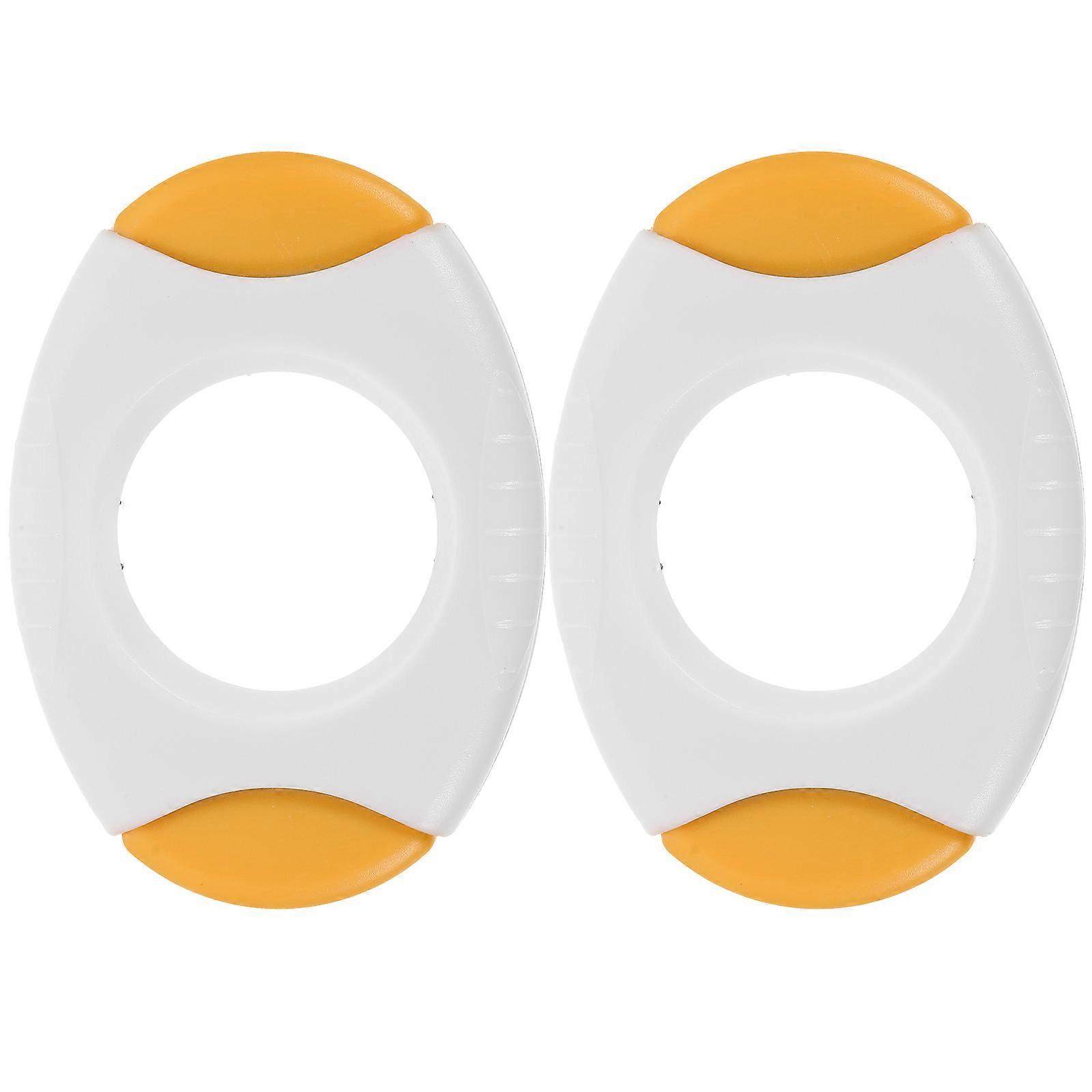 Cutter for Home Use Made of Steel and Plastic Yellow Color Easy to Clean and Store 2pcs