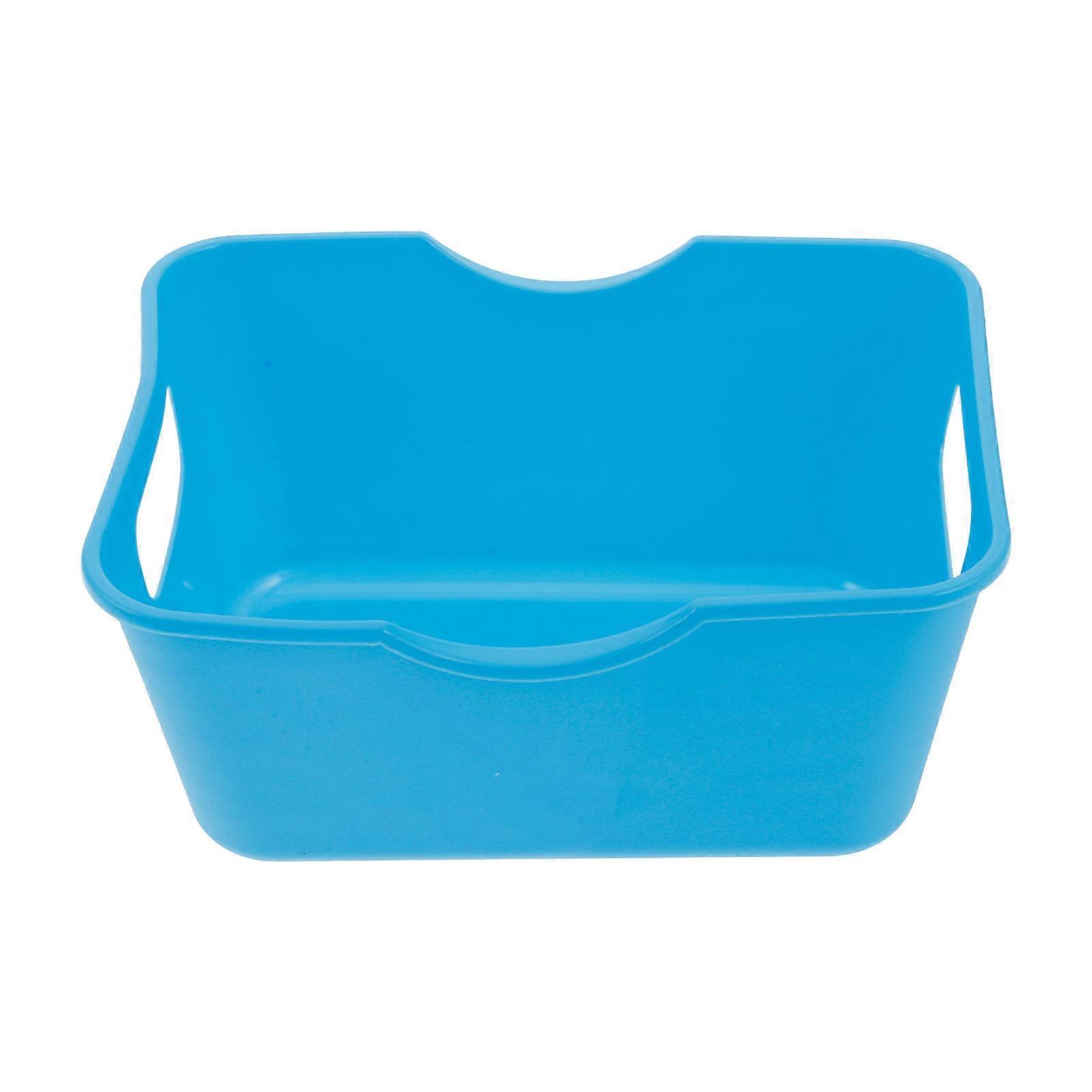 Efficient Blue Plastic Ear Wash Basin for Comfortable Ear Cleaning Universal Compatibility Durable Design