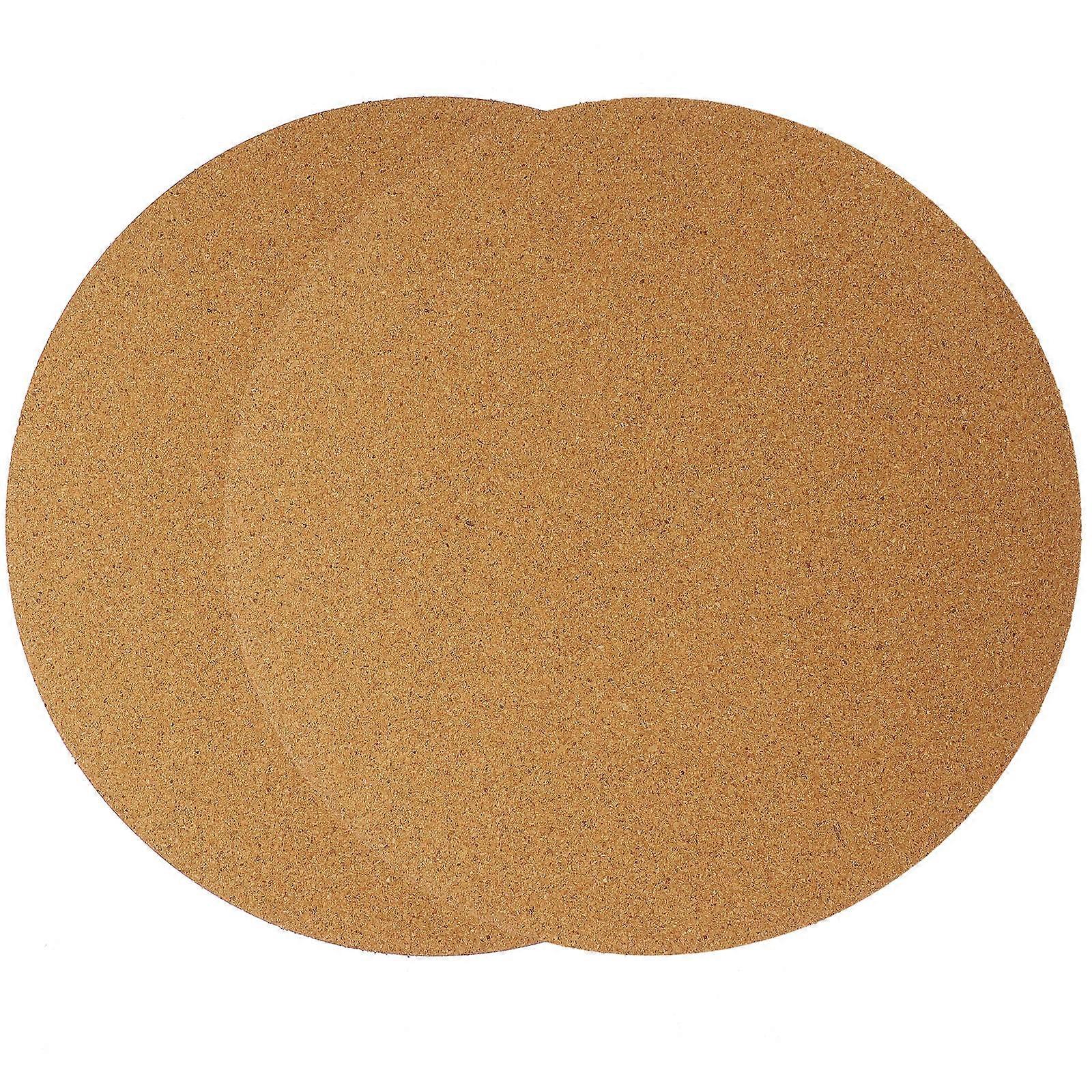 Cork Turntable Mat for Vinyl Records Protects from Scratches Compatible with Most Players Lightweight Vibration Reduction 2 Pieces
