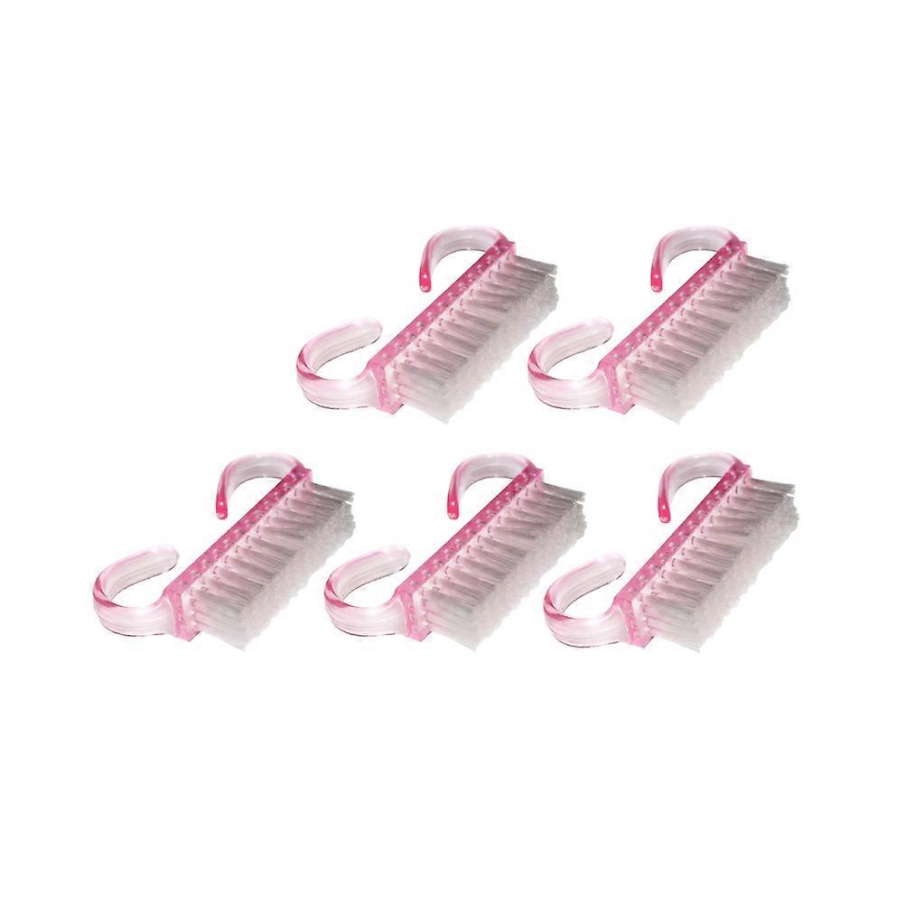 Ergonomically Designed Nail Duster Brush Soft Nylon Material For Women 5Pcs