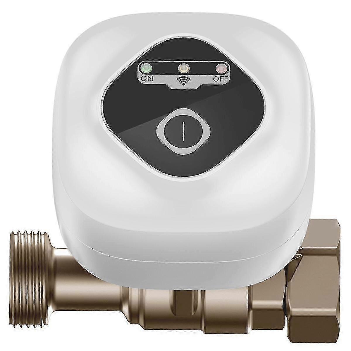2025 WiFi Smart Ball Valve, Auto Water Shut-Off with App/Alexa Control, Leak Protection, 3 Timers, EU Plug