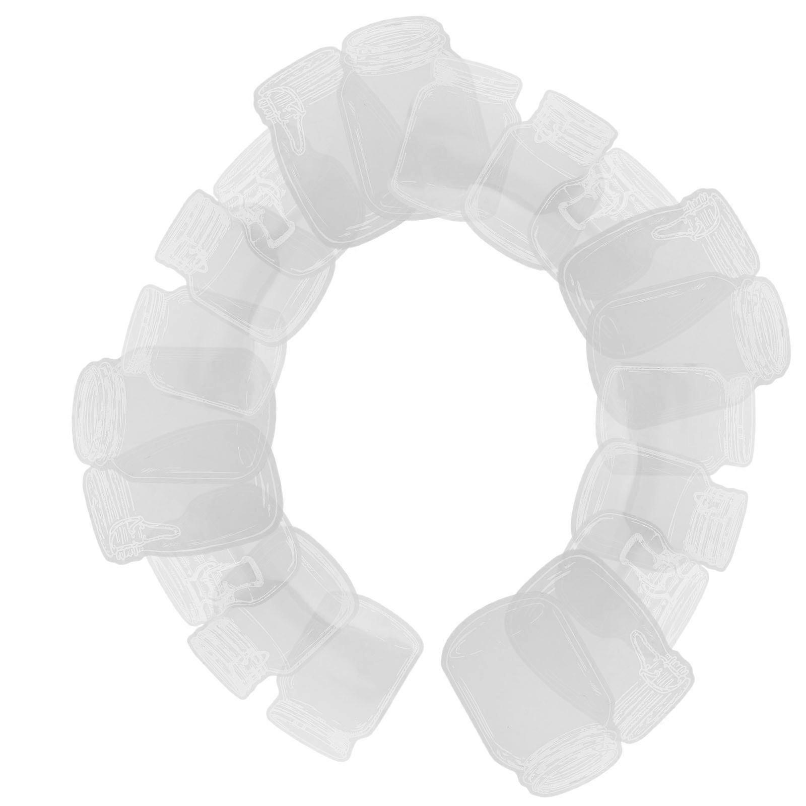 Diy Dried Flower Bookmark Set Transparent Self-Adhesive Backing For Personal Use 20Pack