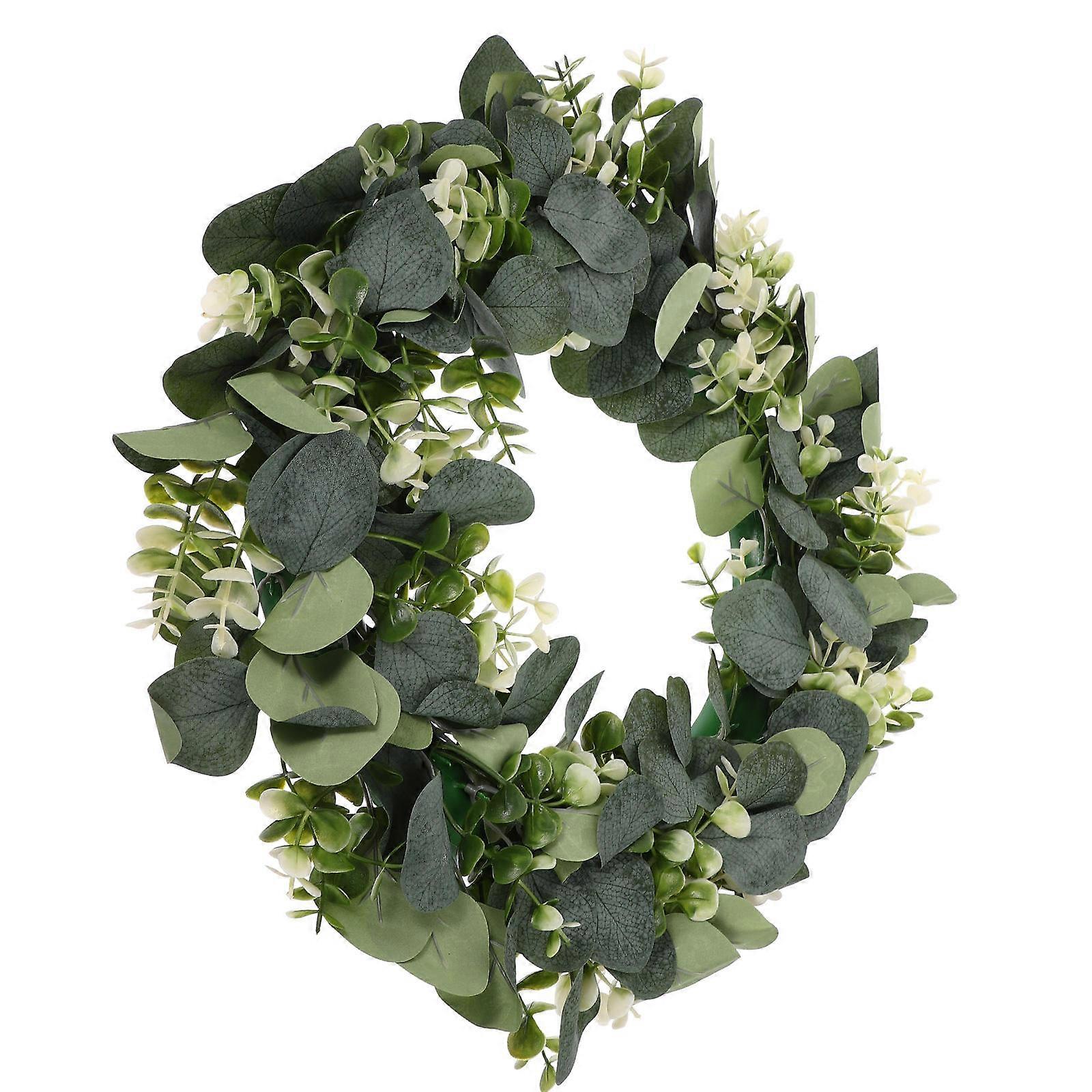 Here's a refined and professional product description based on your input:

   

**1pc Artificial Eucalyptus Leaves Garland – Elegant Wall Hanging