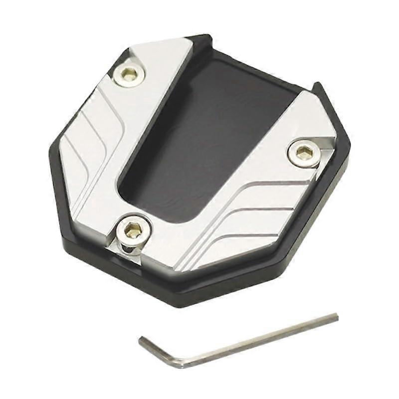 Side Stand Support Extensor Pie Pata Cabra Motorcycle Anti-Slip Pad Base Extension Plate Universal for Scooter 27"