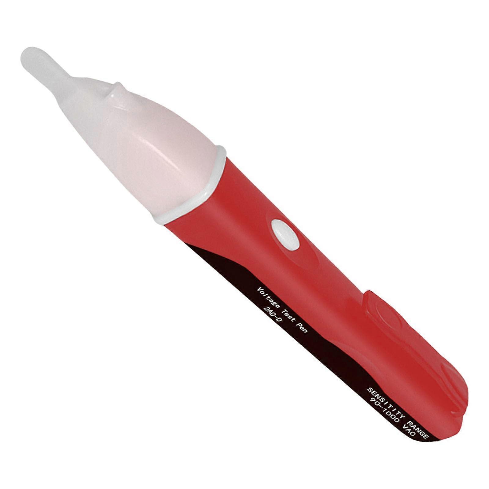 Professional Electrical Detector Pen with Multiple Electrical Range Upgrades for Precise Electrical Testing and Maintenance Red Pen