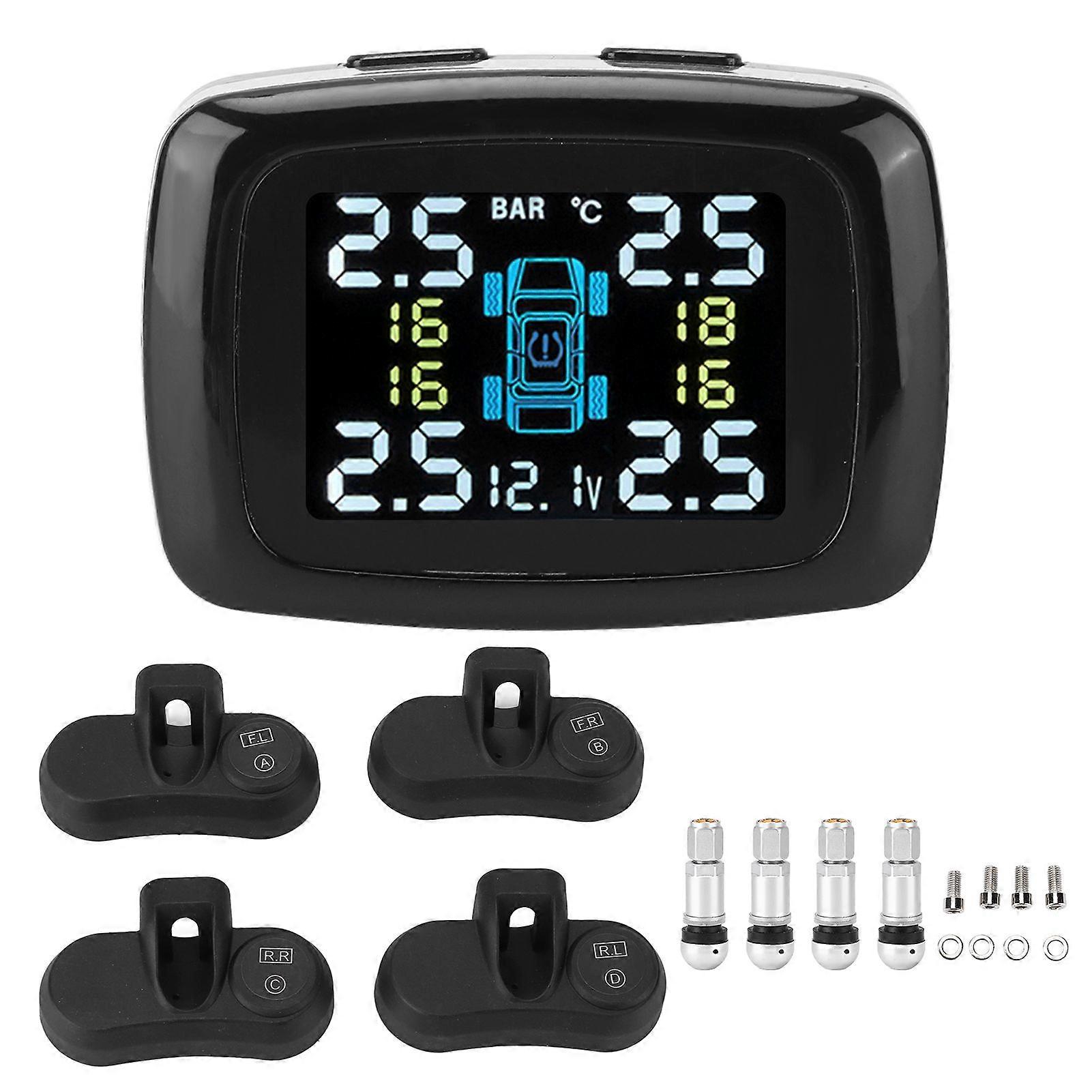 internal TPMS sensors with pressure monitoring alarm