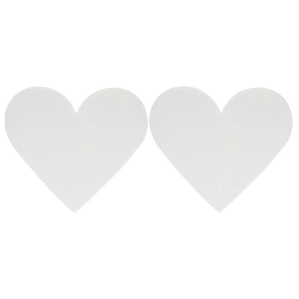 a refined and professional product description based on the title you provided:

 

**2pcs Heart Shape Foam Cake Dummies – White Reusable Wedding