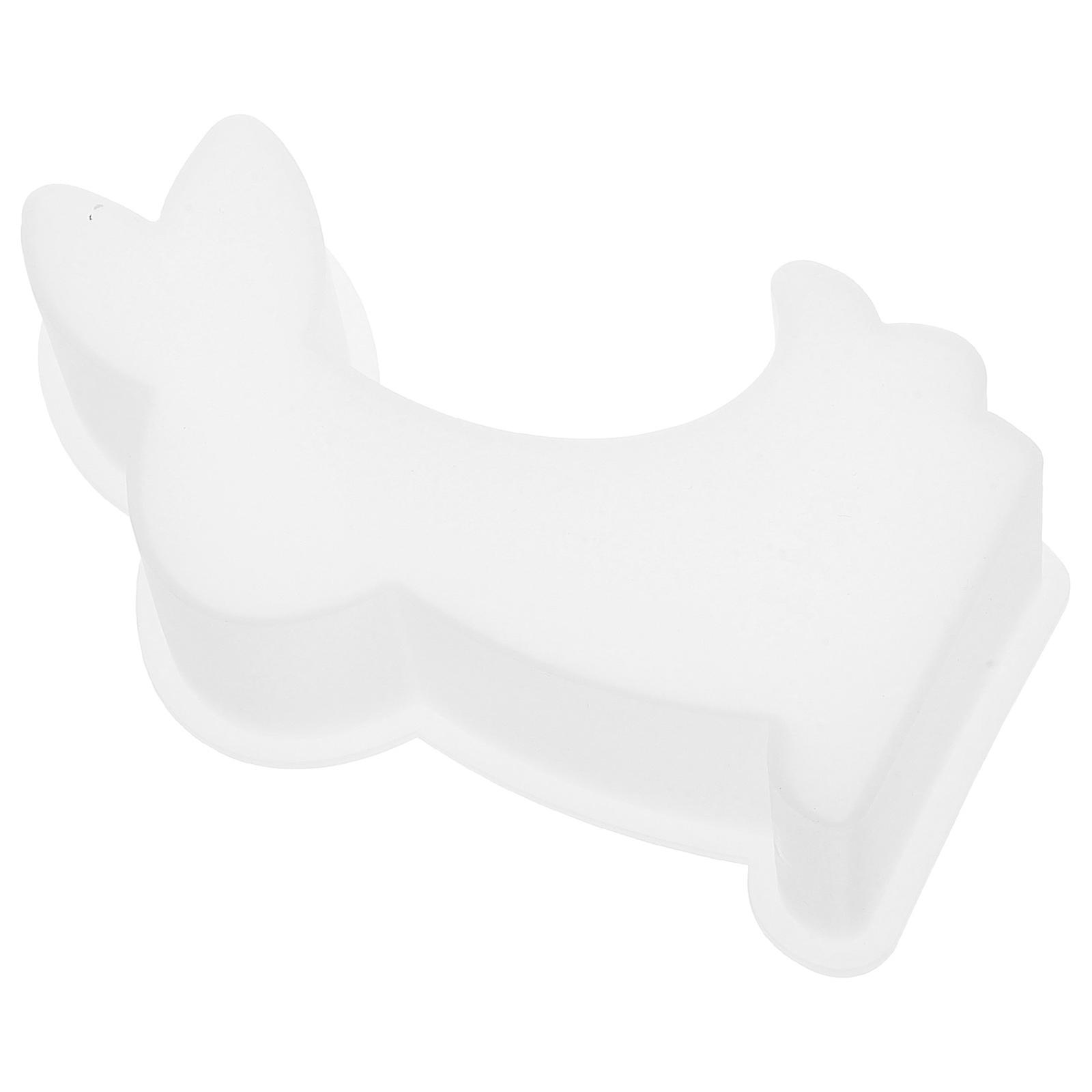 Silicone Rabbit Mold for DIY Crafts White Flexible and Practical Perfect for Epoxy Resin 2.5 x 1.8 inches