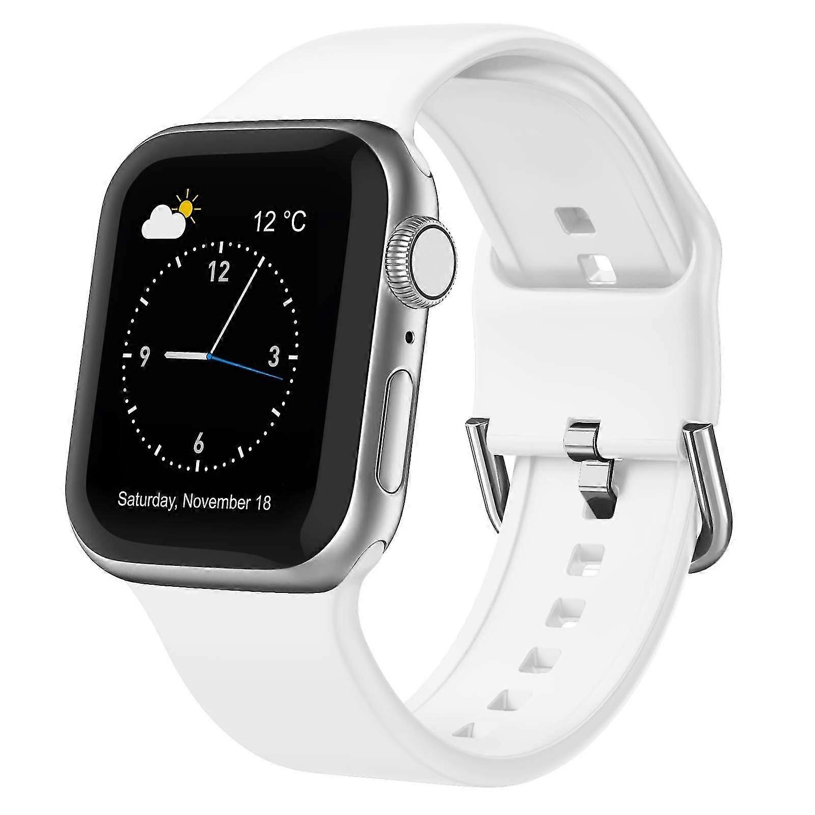 Apple Watch 5 44mm دبوس مشبك سيليكون ووتش الفرقة