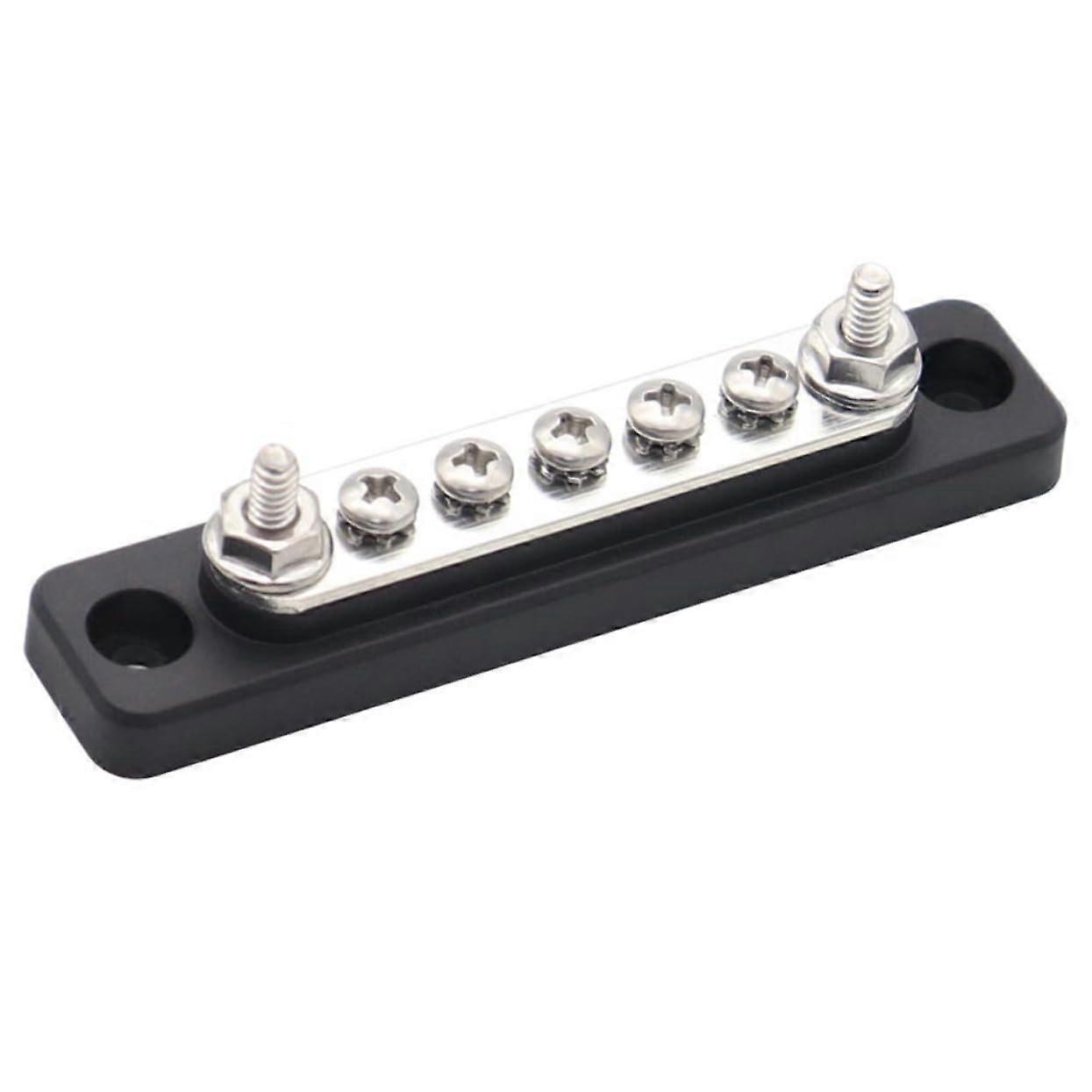 Busbar Distribution Block for RVs and Boats With Cover, Easy Installation, Screw Terminals