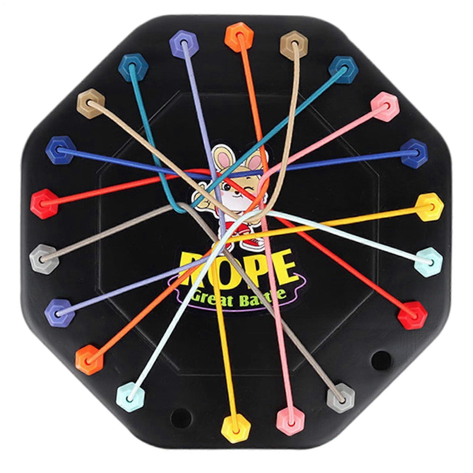Rope Knot Challenge Game Rope Untangling Challenge Game, Fine Motor Skills Toy for Collecting and Traveling, Brain Teaser for Boys and Girls Ages 3