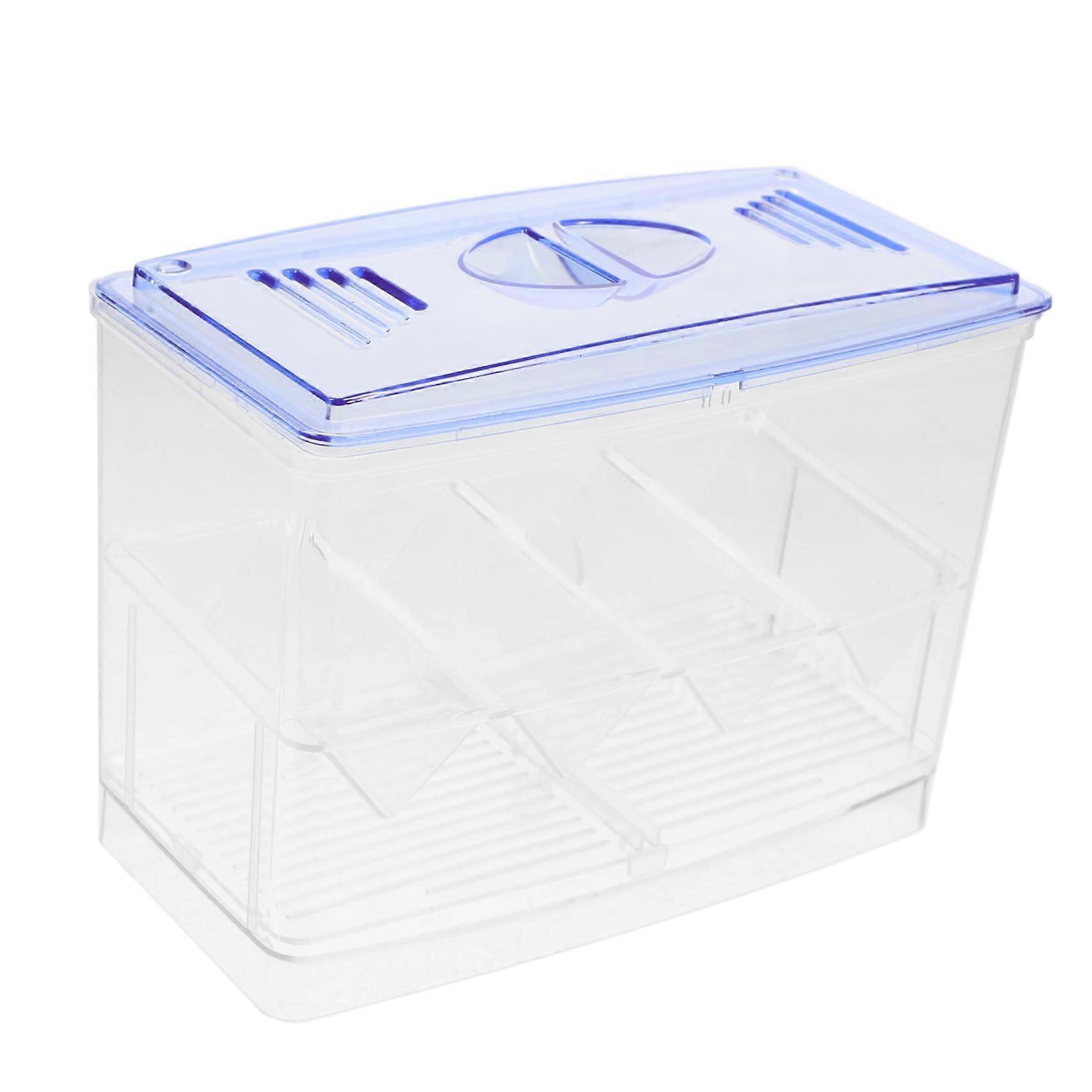 Aquarium Box Incubator Spawning Nest Fish Separator Tea Bag Organizer Sample Container for Fish Breeding Large Size