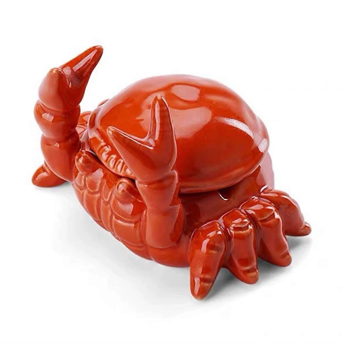 Cendrier à crabe avec couvercle pour une utilisation intérieure ou extérieure