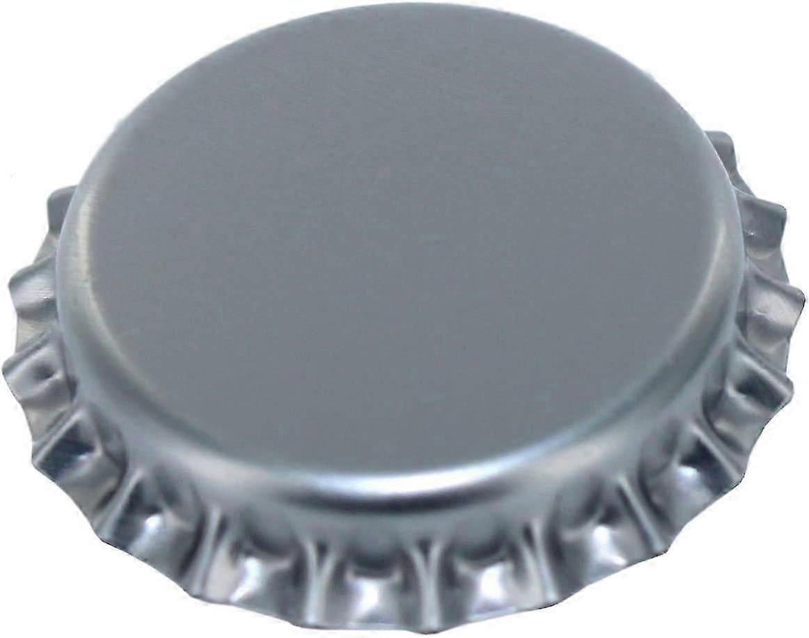Beer Bottle Crown Caps - Silver - Oxygen Barrier - 150 Count