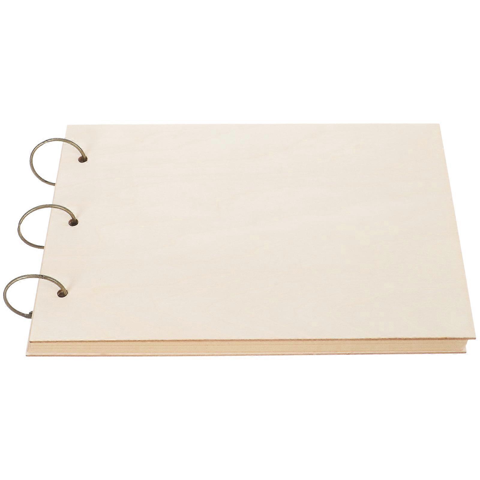 Elegant Tre Bryllup Gjestebok For Bryllup Anledning Klassisk Rustikk Retro Design 21x14,5cm 1 stk