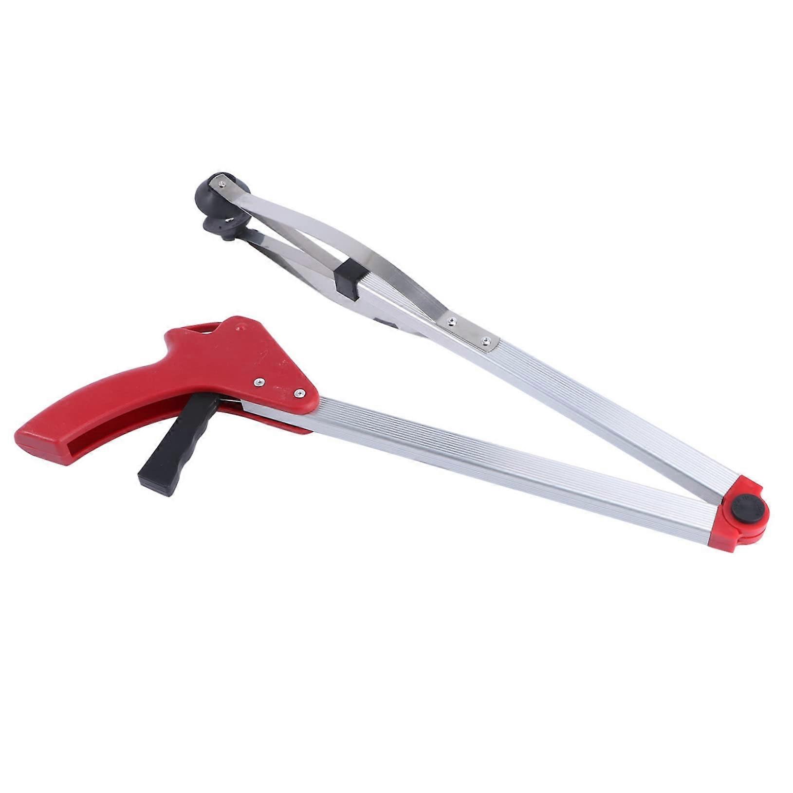 Pack of 2 Collapsible Rubbish Tongs, Stick Grabber, Pick Up Extension Gripper