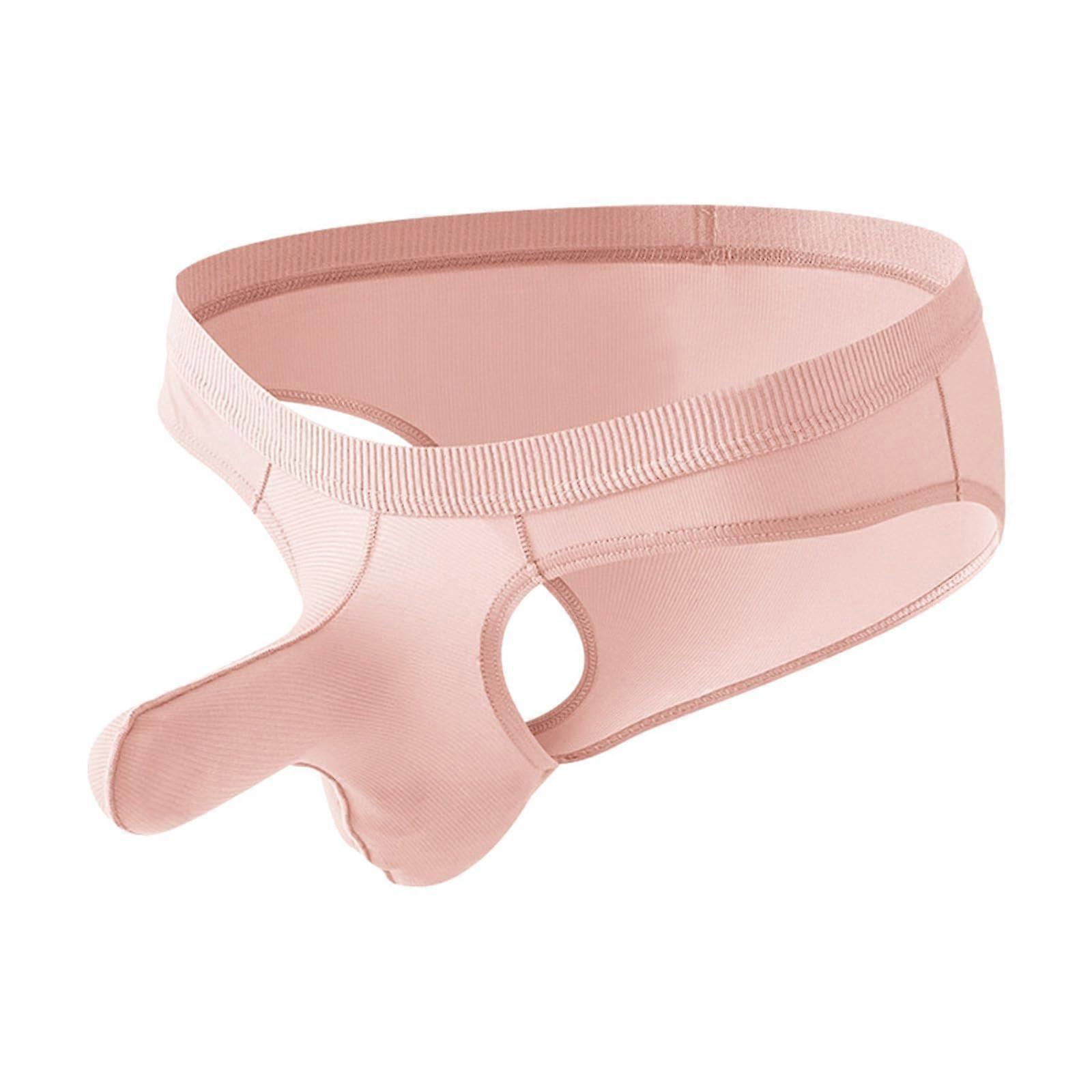 Herren G-String Slips Baumwolle Boxershorts Rosa S Retroshorts Unterwäsche Männer Ohne Kratzenden Zettel