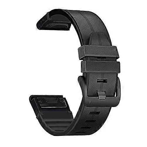TPU Watch Strap for Garmin Fenix 7X 6X 5X 26mm Waterproof Breathable Replacement Strap with TPU and Leather Design