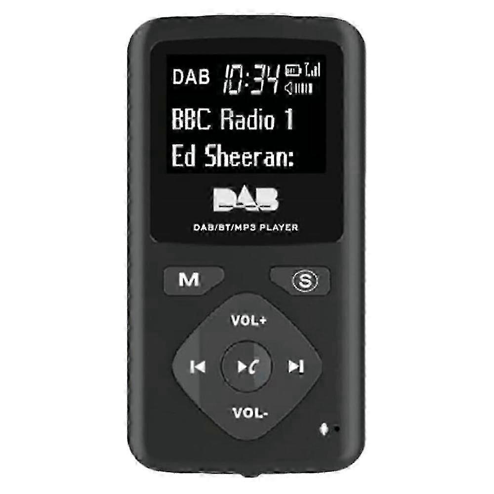 Dab / dab Dijital Radyo Bluetooth 4.0 Kişisel Cep Fm Mini Taşınabilir Radyo Kulaklık Mp3 -usb