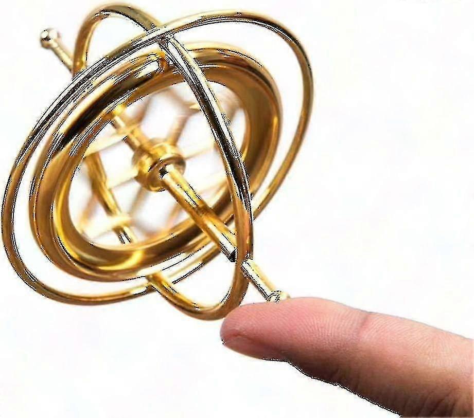 Precision Metal Gyroscope Educational Toy for Kids & Adults - Fun STEM Learning Tool