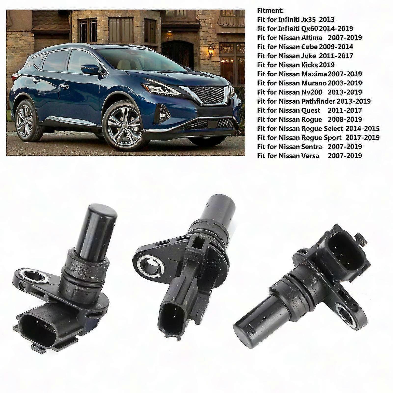 3pcs Vehicle Speed Sensor Input Output Oil Pressure Transmitter Fit for Infiniti JX35/Qx60