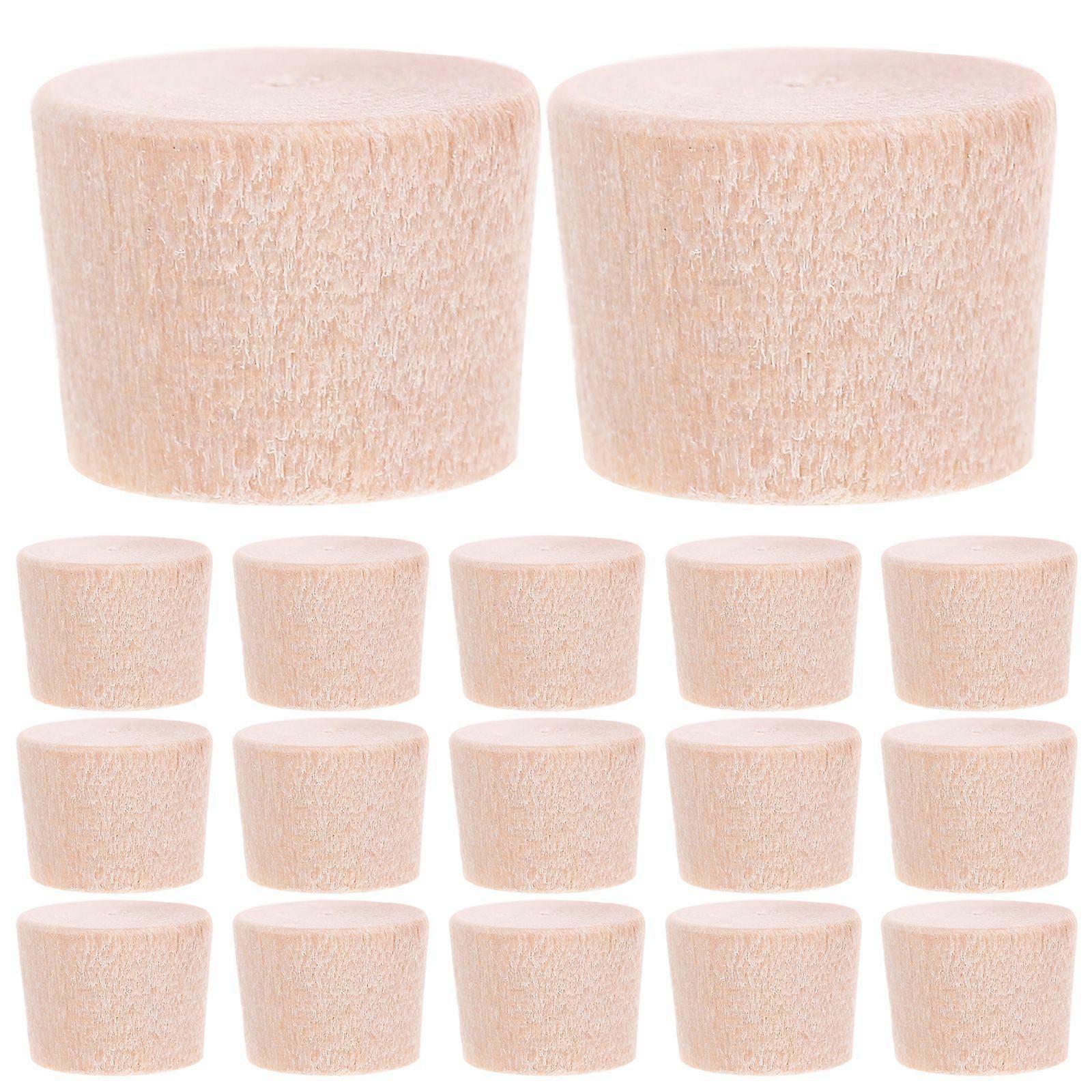 50Pcs Treplugger for skruehull Trebearbeiding Treplugger Trehullplugger Små treplugger