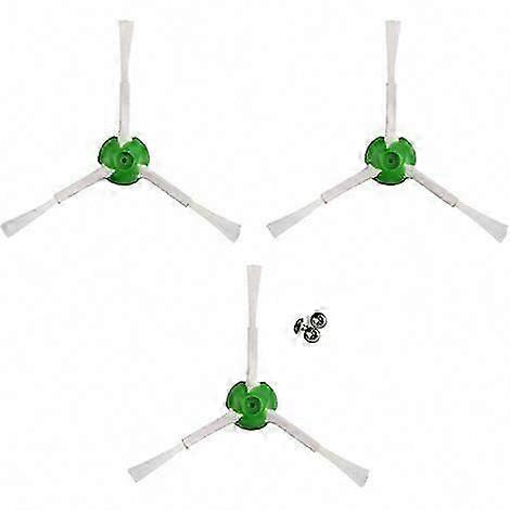 3-Pack Side Brushes for Roomba E5, i7, e5154, e5158 - Replacement Set for E5, E6, i7, i7+
