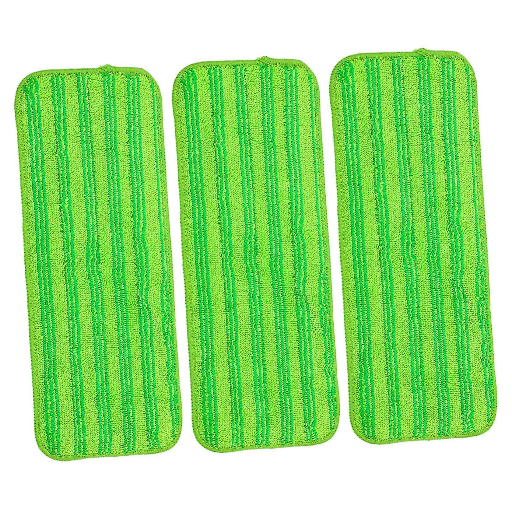 Microfiber Mop Replacement Covers 3-Piece Set For Hard Floors Washable Highly Absorbent Easy To Install