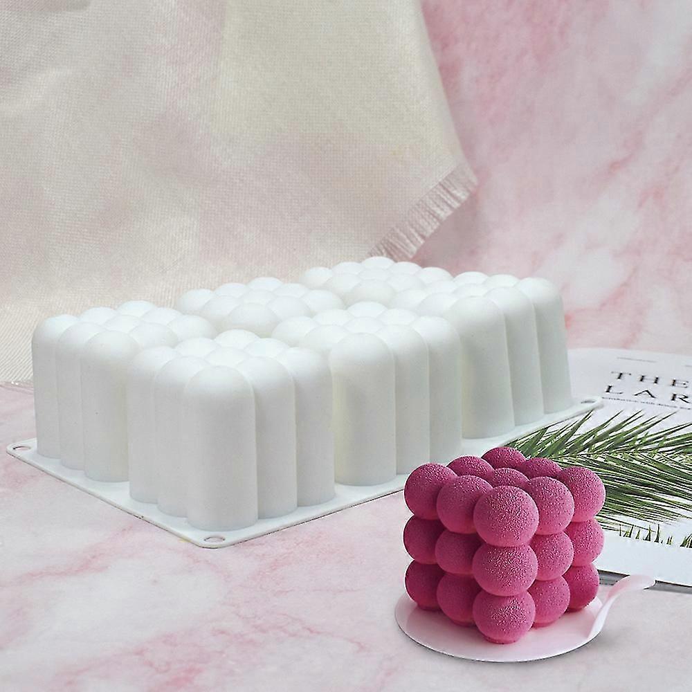 silicone for candles in the shape of bubbles with silicone mold for scented candle, chocolate or handmade soap