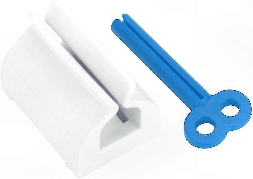 Multifunctional Toothpaste Squeezer with Rolling Handle for Easy Dispensing and Storage Solution