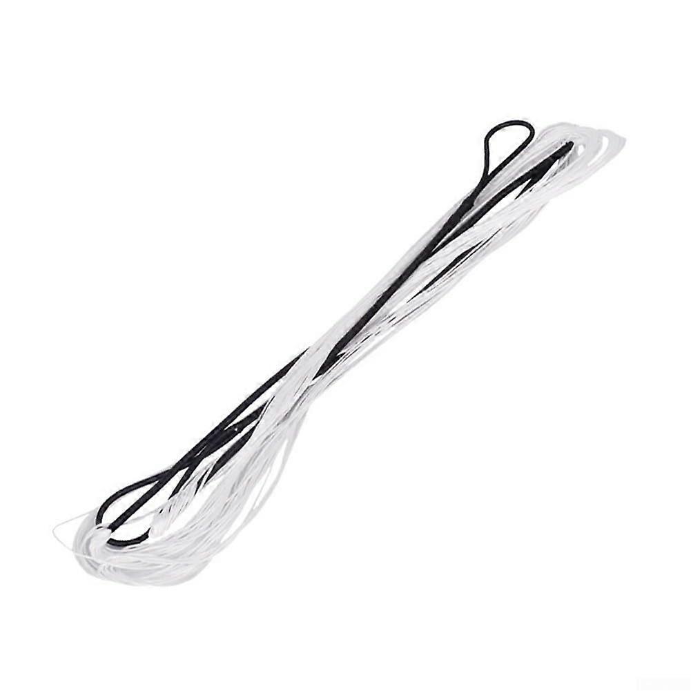 Archery Equipment, Recurve Bowstring, 12 Strands, Black and White/Black Red, 58 70 inches (66 inches A)