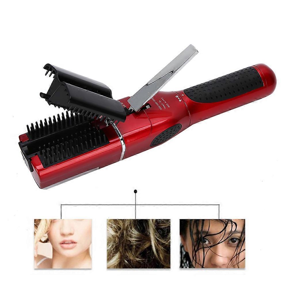 Split End Hair Trimmer USB Automatic High Efficiency Split End Cutter Hair Styling Tool Red