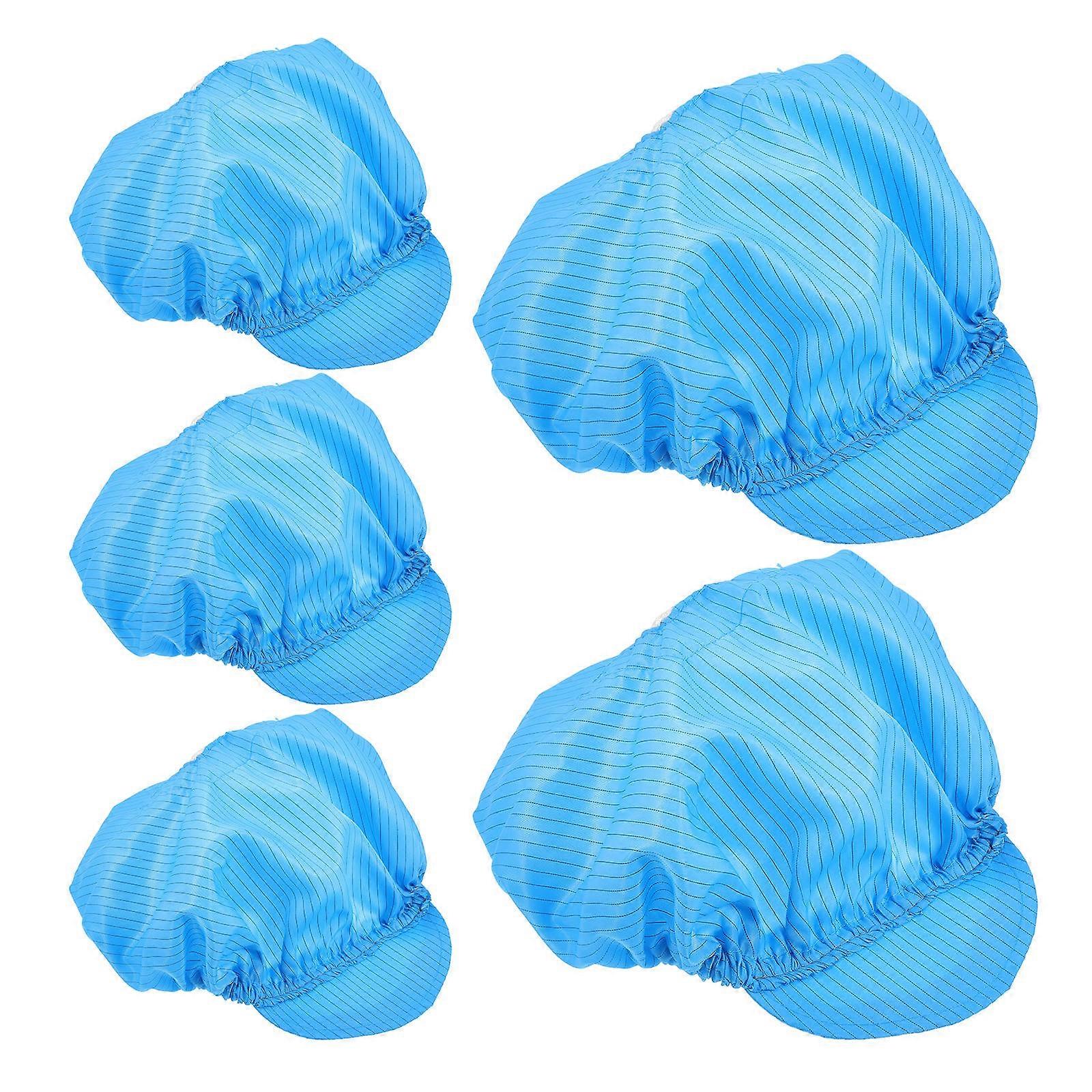 Dustproof Anti-Static Hat for Polymer Polyester Protective 5Pcs